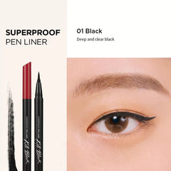 Clio - Superproof Pen Liner 01 Black -Makeup Stash Pakistan