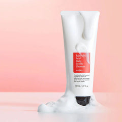 Acne face wash cosrx, bha cleanser k beauty, oily skin face wash, korean acne cleanser, pore cleansing face wash, salicylic acid face wash, breakout control cleanser, cosrx acne wash, gentle exfoliating cleanser - Makeup Stash Pakistan