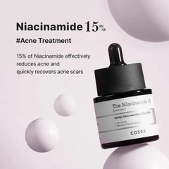 COSRX The Niacinamide 15 Serum 20ML – 15% Niacinamide Serum for Pores, Acne & Oil Control