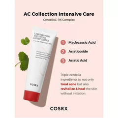 Cosrx - AC Collection Lightweight Soothing Moisturizer 80ml - Makeup Stash Pakistan