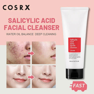 Acne face wash cosrx, bha cleanser k beauty, oily skin face wash, korean acne cleanser, pore cleansing face wash, salicylic acid face wash, breakout control cleanser, cosrx acne wash, gentle exfoliating cleanser - Makeup Stash Pakistan
