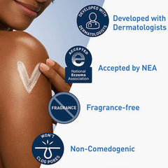 Daily Moisturizer, CeraVe Normal to Dry Skin, Ceramide Moisturizer, Hyaluronic Acid Lotion, Face and Body Lotion, Fragrance Free Moisturizer, Travel Size Moisturizer, Dermatologist Recommended Skincare, Hydrating Lotion , Makeustashpk