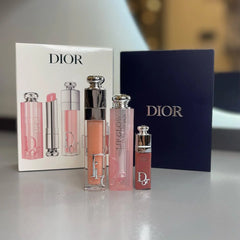Dior 3 In 1 Lip Set – Luxury Lipstick, Gloss & Balm Collection