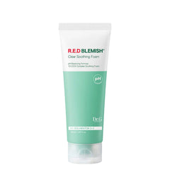 Dr G cleanser, red blemish foam, acne cleanser Korea, low pH face wash, soothing foam cleanser, sensitive skin cleanser, Korean skincare cleanser, anti acne face wash, gentle facial cleanser, oily skin cleanser - Makeup Stash Pakistan