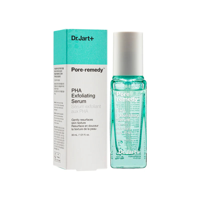 PHA exfoliating serum, pore minimizing serum, gentle exfoliator, Korean skincare serum, acne prone skin serum, skin texture serum,chemical exfoliant, smooth skin serum, sensitive skin exfoliation, pore care serum - Makeup Stash Pakistan