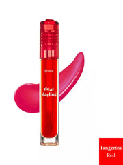 red, dear darling water gel tint, korean lip tint, orange red lip tint, juicy lip tint, long lasting lip stain - Makeup Stash Pakistan