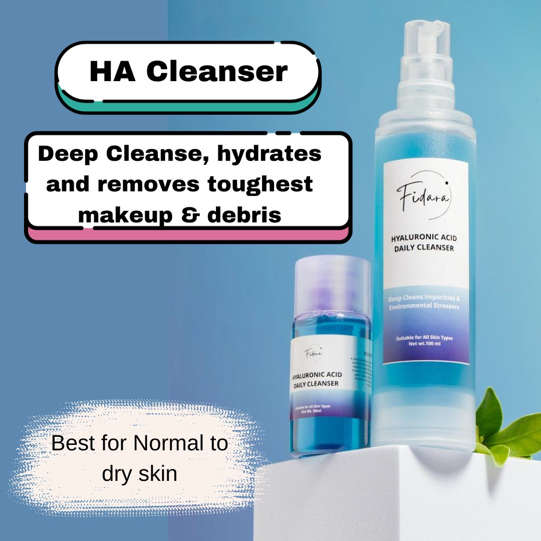 Fidara Beauty Hyaluronic Acid Daily Cleanser 100 ML - Makeup Stash Pakistan Fidara Beauty Hyaluronic Acid Daily Cleanser 100 ML - Makeup Stash Pakistan