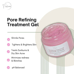 Fidara Beauty Pore-Refining Treatment Gel (Niacinamide + Witch-hazel) 50g - Makeup Stash Pakistan