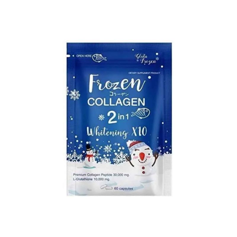 Frozen Collagen 2 in 1 Whitening X10 Capsules | Makeupstash Pakistan