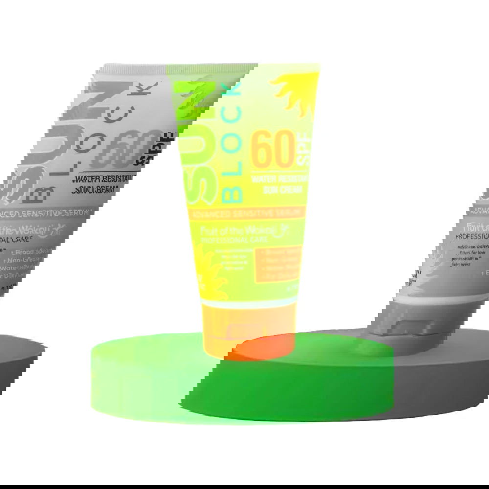 Fruit Of The Wokali 60Spf water resistant suncream 150ml - Makeup Stash Pakistan