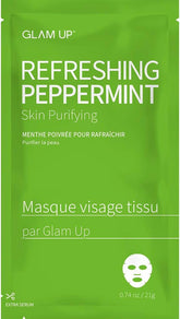 Glam Up Refreshing Peppermint Sheet Mask - Makeup Stash Pakistan