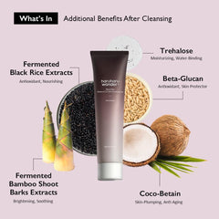Haru Haru Wonder Black Rice Moisture 5.5 Soft Cleansing Gel 100ml - Makeup Stash Pakistan