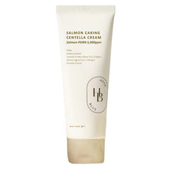 Salmon Caring Centella Cream, Salmon PDRN Cream, Heveblue Salmon Caring Cream, Centella Cream, Korean Moisturizer, Korean Face Cream, Barrier Repair Cream, Hydrating Face Cream, Sensitive Skin Moisturizer, Centella Asiatica Cream, PDRN Cream, Salmon DNA Cream, Skin Repair Cream, Soothing Face Cream, Anti Aging Moisturizer - Makeupstash
