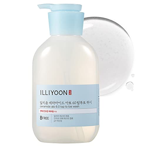 Illiyoon - Ceramide ato 6.0 top to toe wash 8Free 500ml - Makeup Stash Pakistan
