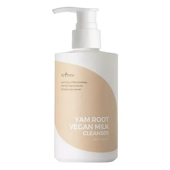 Isntree Yam Root Vegan Milk Cleanser 220ml - Makeup Stash Pakistan