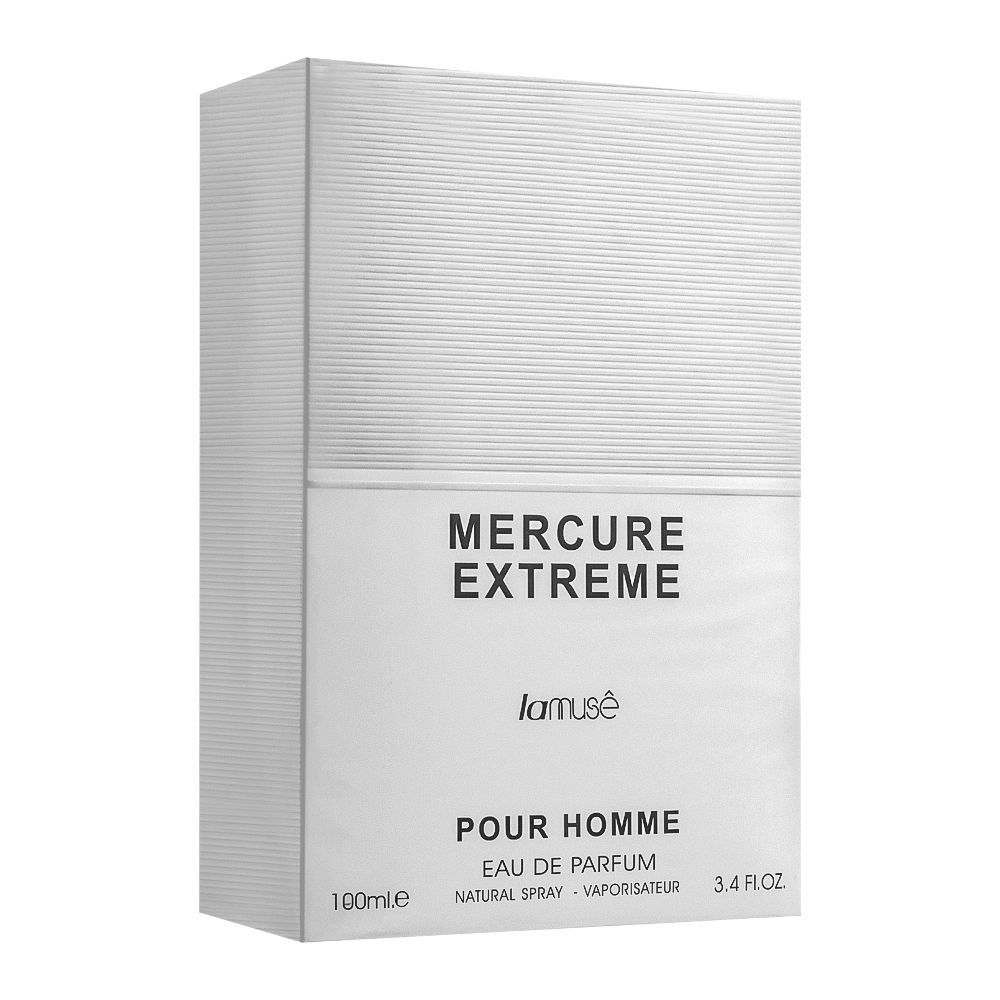 LAMUSE MERCURE EXTREME MEN EDP 100ML - Makeup Stash Pakistan