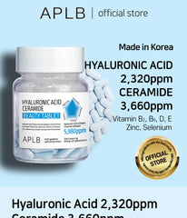 APLB - Hyaluronic Acid Ceramide Beauty Tablet 30 - Makeup Stash Pakistan