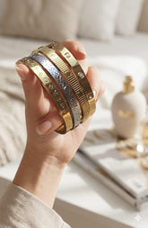 Gold Plated Bangles, Stainless Steel Bracelet, Stackable Bangles Women, Luxury Style Jewelry, Designer Inspired Bangles, Women Bangle Bracelet, Minimal Jewelry, Fashion Bangles, Gold Bracelet Women - Mkeupstashpk