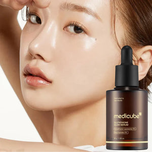 Medicube Glutathione Glow Serum, Medicube serum, Korean skincare serum, brightening serum, glowing skin serum, glutathione serum, Korean beauty products, glass skin serum, hydrating face serum, skincare for dull skin, radiant skin serum,-Makeup Stash Pakistan