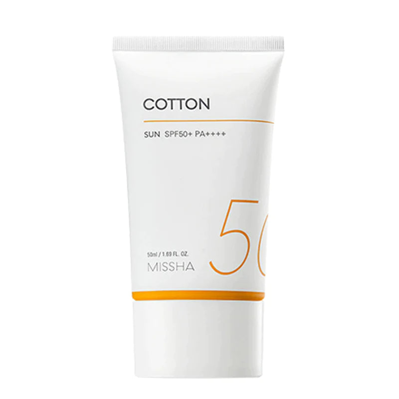 MISSHA All Around Safe Block Cotton Sun 50ml SPF50+ PA++++ (Renew) - Makeup Stash Pakistan