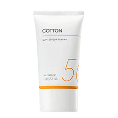 MISSHA All Around Safe Block Cotton Sun 50ml SPF50+ PA++++ (Renew) - Makeup Stash Pakistan