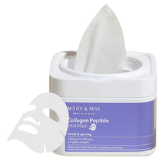 Mary & May - Collagen Peptide Vital Mask (30ea) - Makeup Stash Pakistan