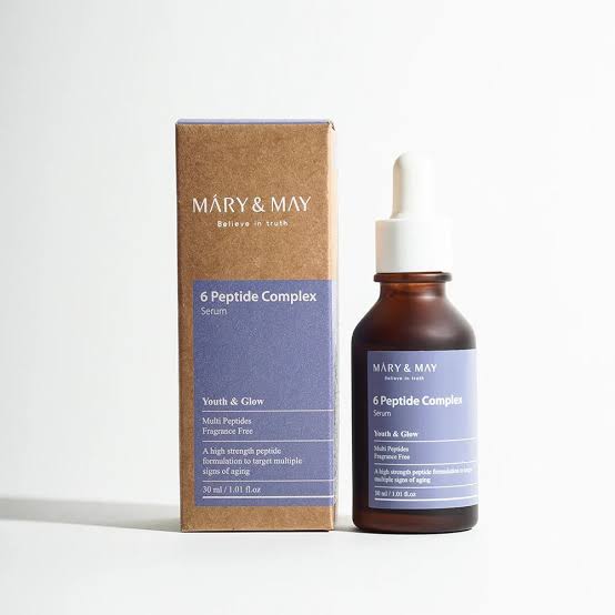 Mary & May - 6 Peptide Complex Serum 30ml - Makeup Stash Pakistan