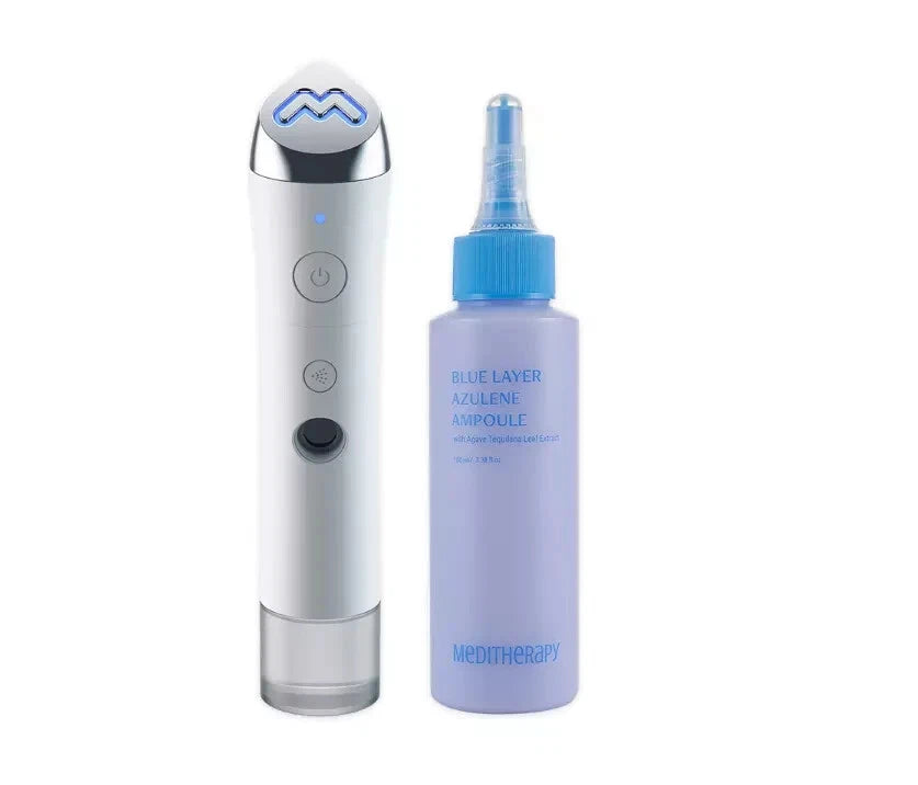 Ampoule jet, Azulene Ampoule, Korean Skincare Device, Skin Soothing Ampoule, Hydration Skincare Set, Ampoule Infusion Device, Sensitive Skin Care -Makeup Stash Pakistan