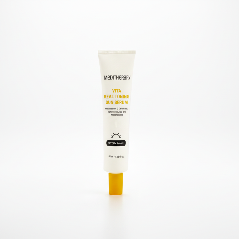 Sunscreen Serum, Korean Sunscreen, Brightening Sunscreen, spf serum, Hydrating Sunscreen, Niacinamide Sunscreen, Glow Sunscreen - Makeup Stash Pakistan