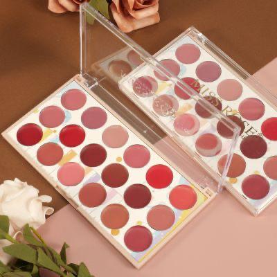 Miss Rose 18 colors lipsticks Tray - Makeup Stash Pakistan
