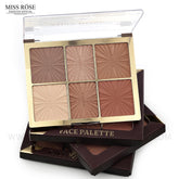 Miss Rose 6 Color Face Palette - Makeup Stash Pakistan