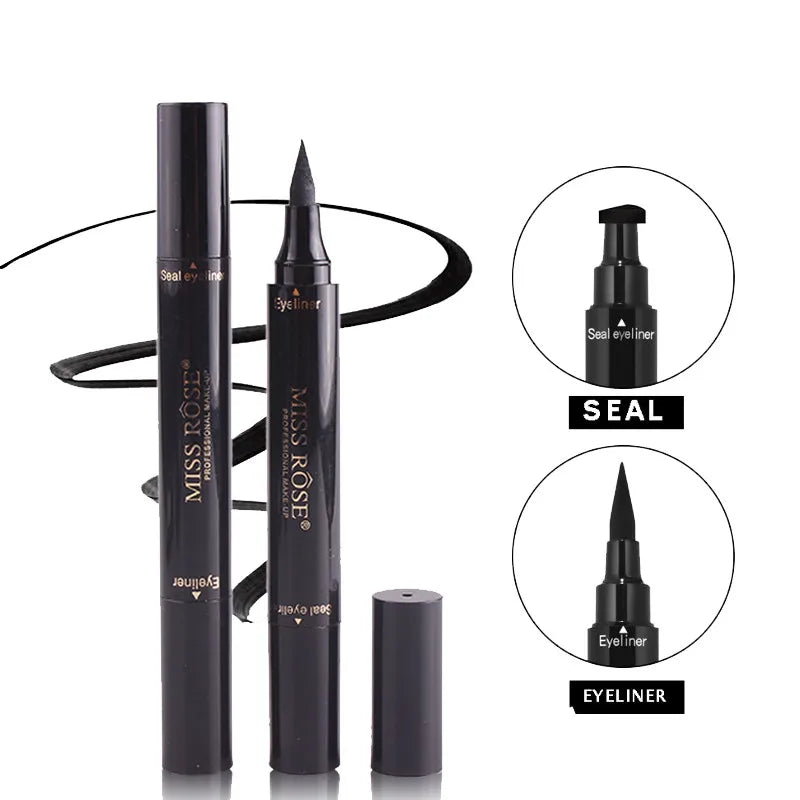 Cat Eye , Stamp Pen, Wing Stamp , Eyeliner Pen , Deep Black Pigment , Beginner-Friendly , Makeupstashpk
