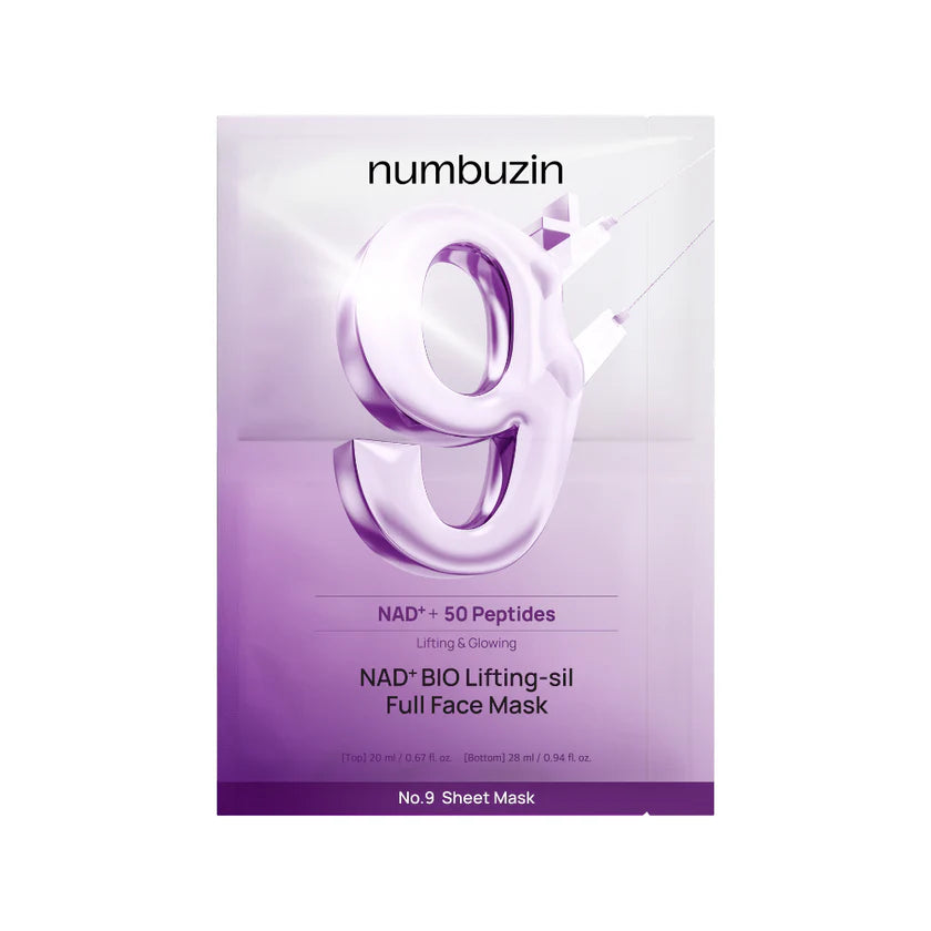 Numbuzin - No. 9 NAD Bio Lifting-sil Full Face Mask 28ml - Makeup Stash Pakistan