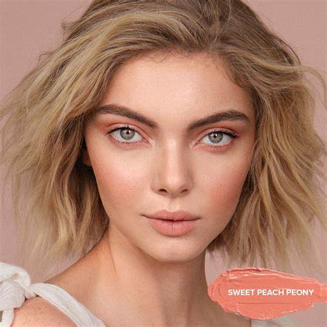 Nudies All Over Face Dewy Color Blush Mini - Sweet Peach Peony Nudies All Over Face Dewy Color Blush Mini - Sweet Peach Peony