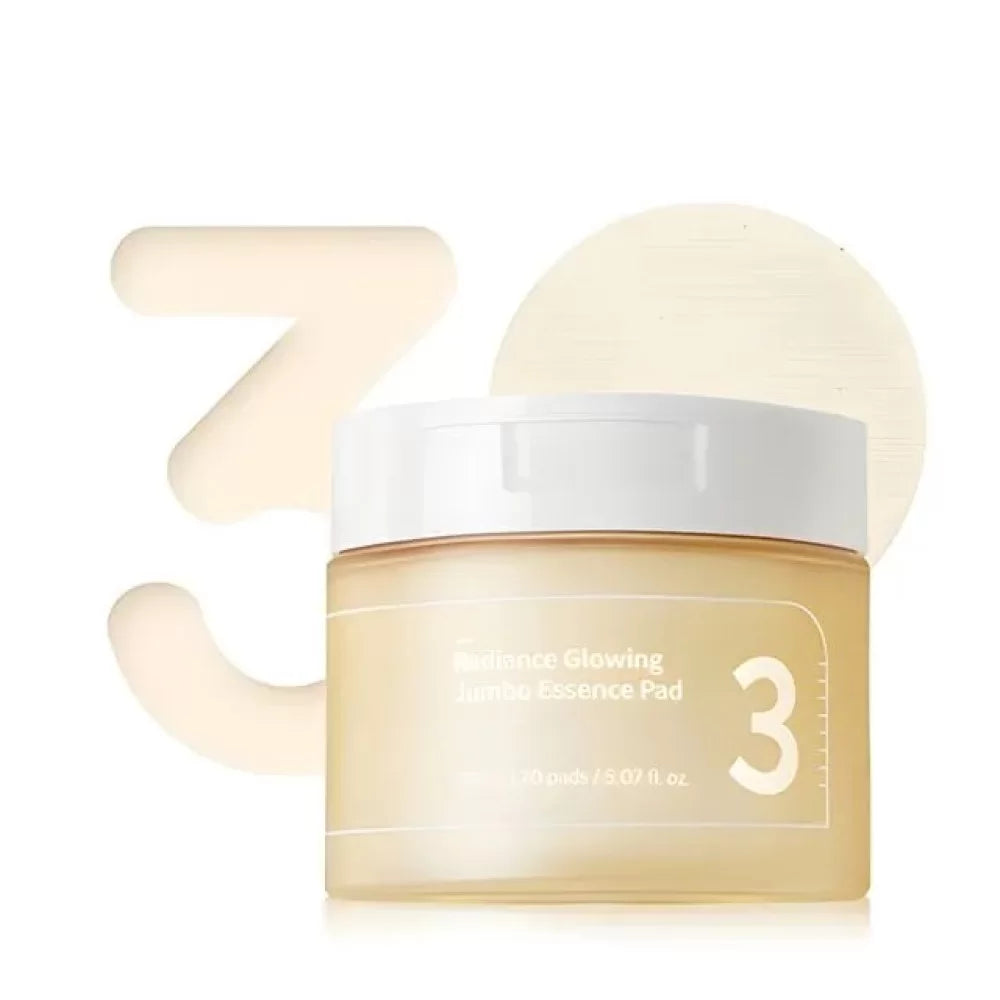 Numbuzin – No.3 Radiance Glowing Jumbo Essence Pad 150ml/70 - pads Makeup Stash Pakistan