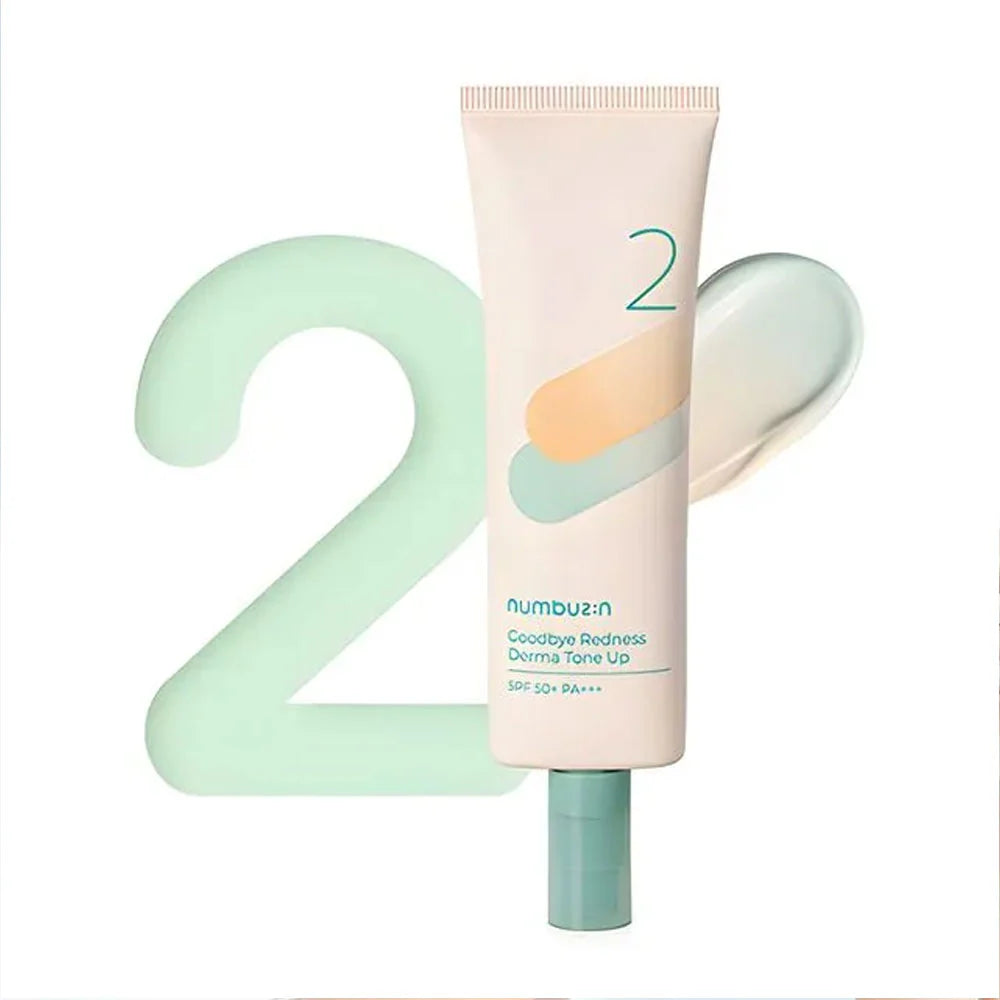 Numbuzin - No.2 Goodbye Redness Derma Tone Up 50ml - Makeup Stash Pakistan