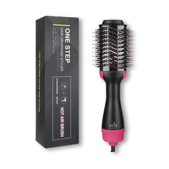 One Step Hot Air Brush, Hair Dryer Brush, Hot Air Brush Dryer, Hair Straightener Brush, Volumizing Hair Styler, Blow Dryer Brush, Hair Styling Tool, Frizz Control Hair Brush, Salon Hair Styler, Hair Dryer and Straightener, Hot Air Styler, Hair Volume Brush, Professional Hair Brush Dryer, Fast Hair Dryer Brush- Makeup Stash Pakistan