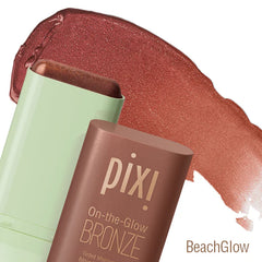 pixi bronzer stick, beachglow bronzer, cream bronzer stick, hydrating bronzer, natural glow makeup, pixi beauty pakistan, sun kissed bronzer, contour stick, glow makeup stick, dewy makeup, cream contour - Makeup Stash Pakistan