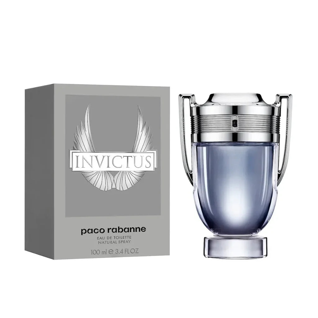 Paco Rabanne Invictus Eau de Toilette for Men 100ml - Makeup Stash Pakistan
