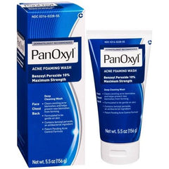 PanOxyl Acne Foaming Wash Benzoyl Peroxide 10% Maximum Strength 156g - Makeup Stash Pakistan