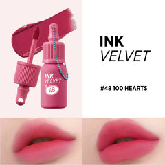Soft pink coral matte lip tint, lip tint, Korean lip tint, matte lip tint, pink coral lipstick, long lasting lip tint, K-beauty makeup, velvet lip tint, romantic lip tint, everyday lip color - Makeup Stash Pakistan