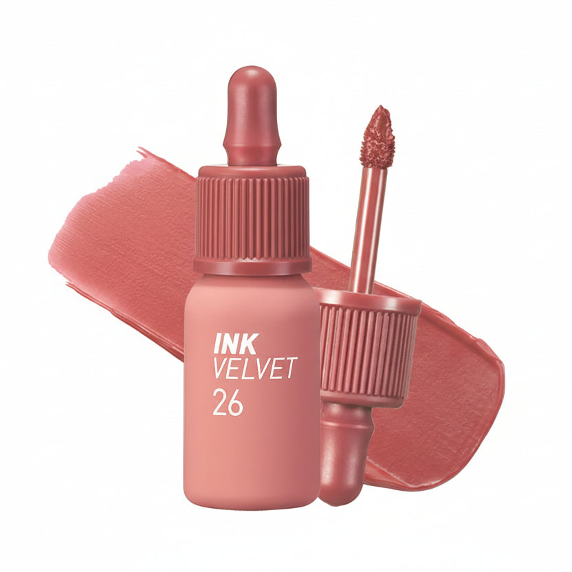 Natural lip color, Soft matte lips, Gradient lips, Matte lip tint, Velvet lip stain,,Soft Matte Natural Beige Nude Korean Lip Tint - Makeup Stash Pakistan