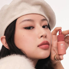Natural lip color, Soft matte lips, Gradient lips, Matte lip tint, Velvet lip stain,,Soft Matte Natural Beige Nude Korean Lip Tint - Makeup Stash Pakistan