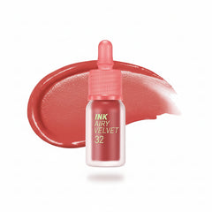 Reddish Rose, Soft Matte, Lightweight, Korean Rose Red Lip Tint, Matte Lip Stain, Velvet Lip Tint, Makeup Stash Pakistan