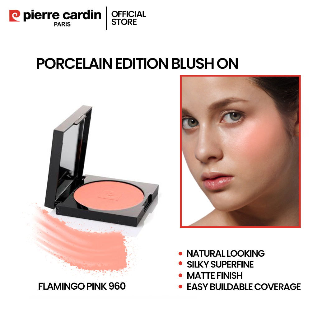 Pierre Cardin Paris Porcelain Edition Blush On Flamingo Pink 960 - Makeup Stash Pakistan