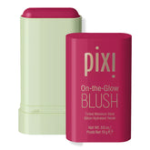 Pixi blush, Pixi On The Glow Blush Ruby, cream blush stick, hydrating blush, dewy blush stick, rosy red blush, glow blush, Pixi beauty products, multi use blush stick, natural glow makeup, cream cheek tint, lightweight blush, travel makeup stick, radiant skin makeup, blush balm - Makeupstashpk