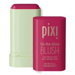 Pixi blush, Pixi On The Glow Blush Ruby, cream blush stick, hydrating blush, dewy blush stick, rosy red blush, glow blush, Pixi beauty products, multi use blush stick, natural glow makeup, cream cheek tint, lightweight blush, travel makeup stick, radiant skin makeup, blush balm - Makeupstashpk