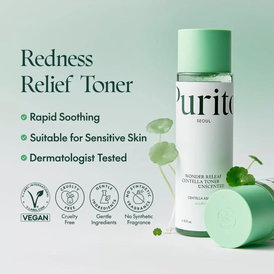Purito - Wonder Releaf Centella Toner Unscented 200ml-Makeup Stash Pakistan