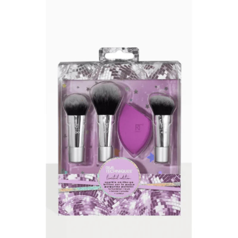Real Techniques Sparkle On-the-Go Limited Edition Brush Set - Makeup Stash Pakistan