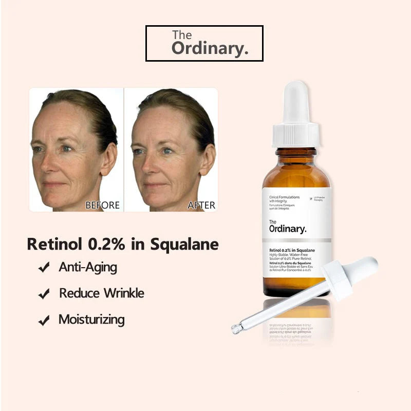 Beginner Retinol, Retinol Serum Pakistan, Anti Aging Serum, Acne Treatment, Squalane Serum, The Ordinary Pakistan, Skin Renewal, Face Serum 30ml, Skincare Products - Makeup Stash Pakistan